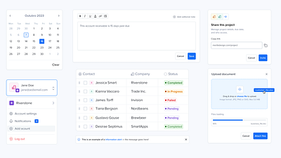 UI Components - Mertik Design System design ui ux