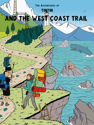 tintin and the west coast trail art black and white character design comic comic book drawing manga