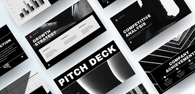 MODERN PITCH DECK FOR BUSINESS GROWTH ppt design