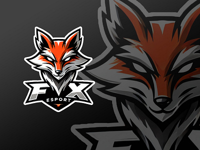 Fox Mascot Logo Esport 3d animal logo animation bold logo branding creative logo design esport esport logo fox fox logo graphic design illustration logo logo design logo inspiration mascot logo minimalist logo motion graphics ui