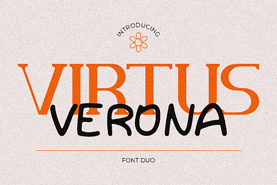 Virtus Verona – Duo Font beauty font branding font business font classic font display font duo font fashion font graphic design headline font illustration invitation logo font luxury font magazine font modern font multilanguage packaging font professional font stylish font wedding font