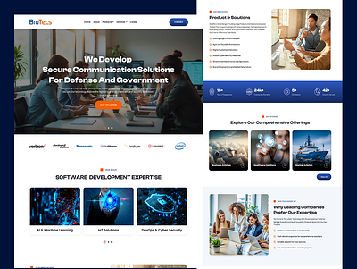 Software Company(BroTecs) Website Redesign branding clean design corporate website minimal design modern ui responsive design software design tech company tech design ui ui design ui trends ui ux uiux user experience user interface ux design web design web development website redesign