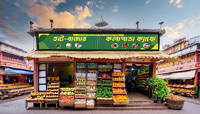 Super shop banner Bangla banner branding graphicsdesign