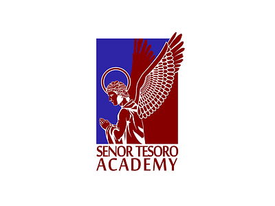 Senor Tesoro Academy - School Logo 2014 academy angel branding logo saint school