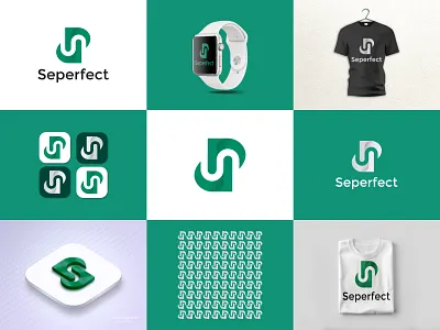 Seperfect Modern logo design 3d abstract logo branding creative logo design graphic design icon illustration letter logo logo logo design logo mark logo type logodesign logos modernlogo p logo s logo tecnology logo vector