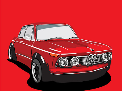 The Iconic Classic Sedan Car car illustration vector