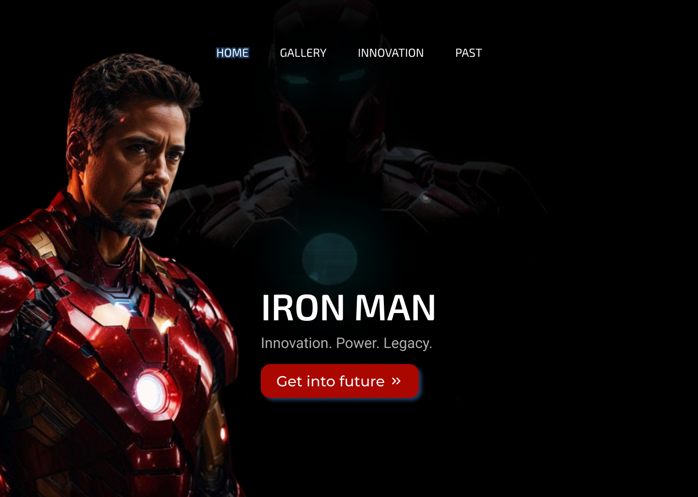 Example of Unique UI Landing Pages For Merchandise