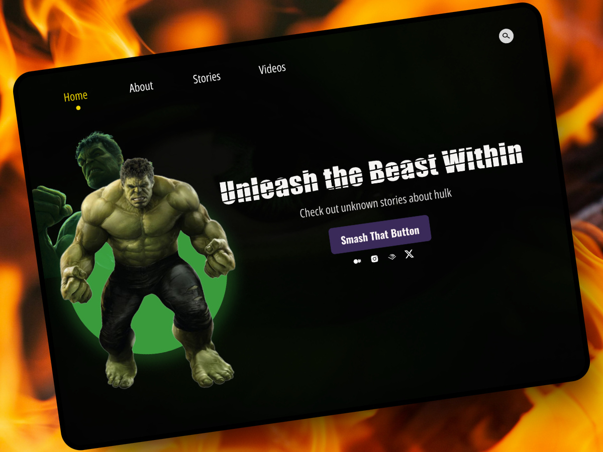 Example of Unique UI Landing Pages For Merchandise