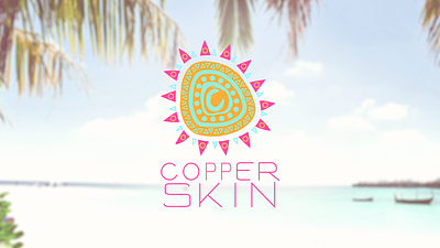 CopperSkin - Clothing & Bags Brand Logo 2015 beach bohemian boho branding chill clothing fashion logo