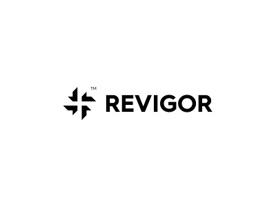 Revigor - Logo design abstract advice agency arrow brand guidelines brand identity brand mark branding consult creative logo design icon illustration lettermark logo logo design morden studio style guide typography