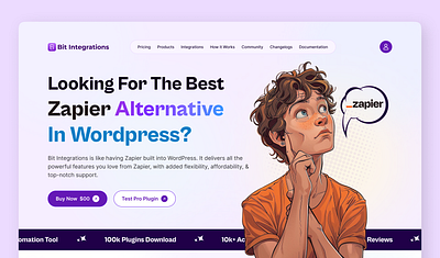 Zapier vs Bit Integrations bit integrations n8n uncanny automator wordpress plugin zapier zapier vs bit integrations