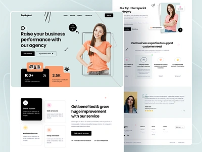 TopAgent || Consultancy Agency to Raise Huge Business Revenue product ui ux web website