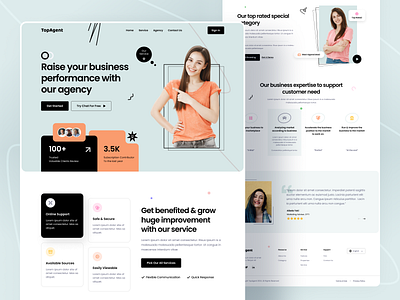 TopAgent || Consultancy Agency to Raise Huge Business Revenue product ui ux web website