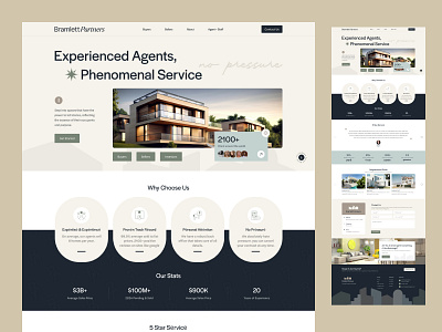 Real Estate & Mortgage Website Design brokerage buy creative home landing page real estate rent reponsive ui ux website