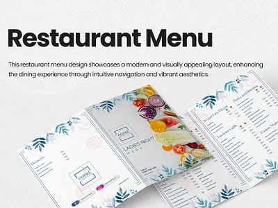 Restaurant Menu Designs booklet branding brochure cafe menu design graphic design menu design restaurant menu design