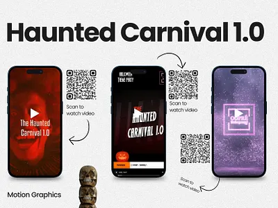 Event Branding - Haunted Carnival 1.0 animation branding flyers graphic design motion graphics