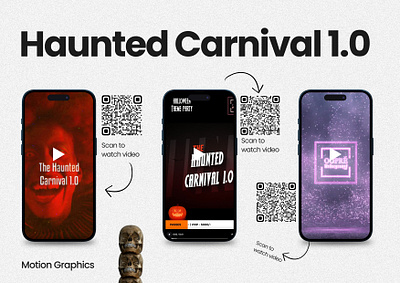 Event Branding - Haunted Carnival 1.0 animation branding flyers graphic design motion graphics