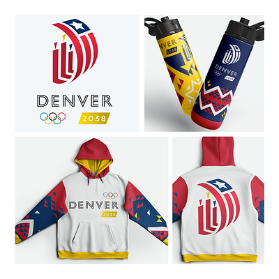 Denver 2038 Olympic Bid 2038 city colorado denver graphic design municipal olympics