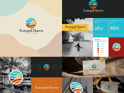 Tranquil Horizons brand identity brandidentity branding business design graphic design icon illustration logo logo design logobrand logoconcept logoideas logoinspirations logomark logos logotype minimal minimalist resort