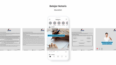 Education Instagram Feed branding education graphic design notary