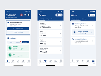 Health Platform — Mobile App app dashboard design health healthcare menu mobile product design screens ui ux