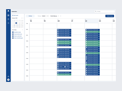 Health Platform — Desktop Calendar app calendar design desktop health healthcare product design screen ui ux