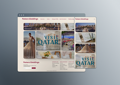 Katara Weddings - Landing Page Website ui ui design ux ux design website design