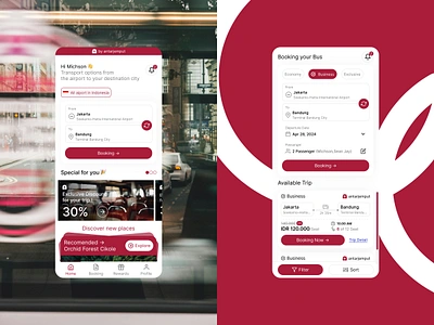 Shuttle Bus - AntarJemput airport app design bus clean design design exploration mobile design presentation public transport shuttle simple design subway tour transport travel app trip ui uidesign uiuxdesign uxdesign