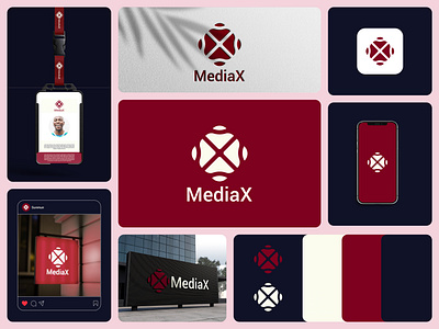 MediaX Logo Design a b c d e x better logo branding corporeat logo creative logo graphic design icon logo logo design bramd mediax minimal logo mordan logo tech logo