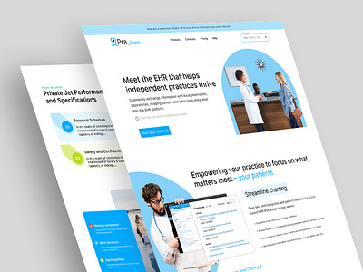 Healthcare Website Redesign in Figma freelance ux designer