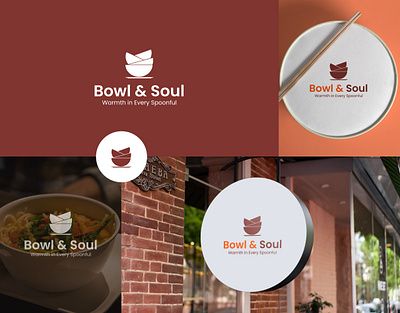 Restaurant Logo | Bowl and Soul cafe brand branding design figma graphic graphic design illustrator logo logodesign photoshop