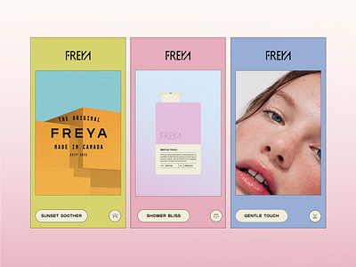 Freya Branding and Packaging Design - Skincare 3d beauty beauty packaging beauty product bodycare branding cosmetic cosmetic branding design emblem haircare label logo logotype makeup packaging packaging design skin skin care women