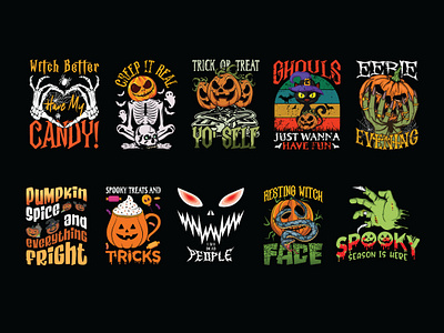 10+ Premium T Shirt Design for Halloween Event 2024 graphic design halloween bundle halloween event 2024 halloween shirt t shirt bundle 2024 t shirt design unique halloween tee usa halloween event