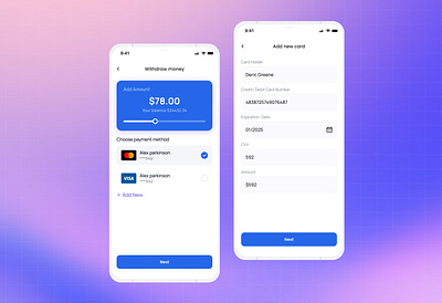 Withdraw money - Mobile app security