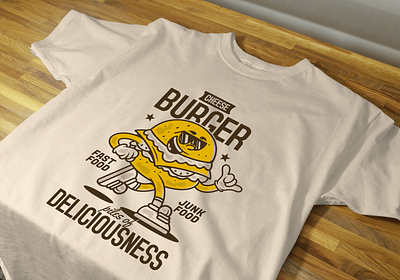 Burger lovers t-shirt adipra studio