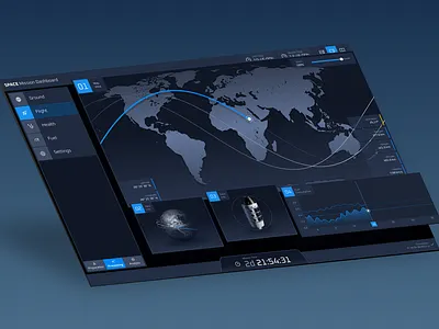 Mission Control UI: Simplifying Critical Data with UX/UI Design 3d animation app case study control panel critical infrastructure data driven design data visualization design psychology design system graphic design interaction design interface misson control prototyping space ui ux visual design