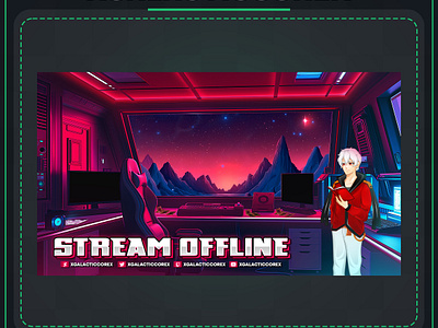 Commission Screen by MegastreamGfx customoverlay customscreen customstreamscreen gamingscreen personalizedscreen screengraphics screenoverlay streamingscreen streamscreendesign twitchscreen youtubescreen