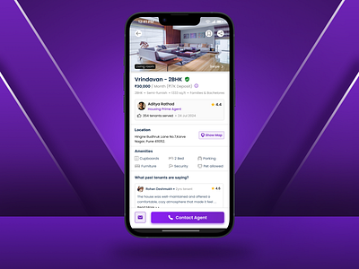 Housing App UI Redesign appdesign appredesign appui designinspiration designshowcase dribbbleshots figmacommunity figmadesign housingapp minimaldesign mobileappdesign om mutyal productdesign realestateapp uidesign uitrends uiuxdesign userexperience userinterface uxdesign