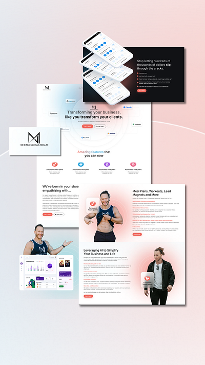 Gohighlevel Landing page Design Inspiration figma designer fitness brand fitness model website ghl design ghl graphic gohighlevel designer gohighlevel developer gohighlevel expert gohighlevel graphic designer gohighlevel landing page design landing page design uiux