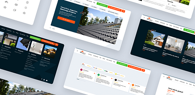 ED Ouest energy house roof ui ui design ux ux design web design website window