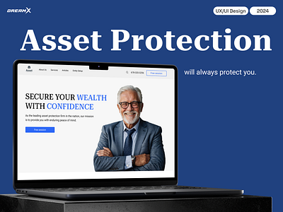 Asset Protection - Website Design design healthcare interface product product design ui user experience user interface ux web website