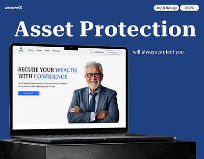 Asset Protection - Website Design design healthcare interface product product design ui user experience user interface ux web website