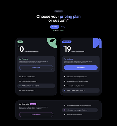 Pricing Page - SaaS Website clean design design figma graphic design logo minimalist design mobile app packages pricing pricing table saas saas pricing table table ui user experience user interface ux ui web design website website pricing