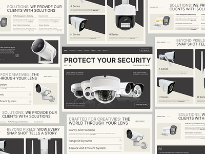 3i Surveillance Camera and Security System Landing Page 3i surveillance camera branding camera landing page landing page design security camera security system ui ui design uiux visual design web design website design