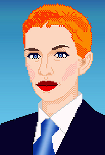 Eurythmics Annie Lennox 90s abstract digital eurythmics illustration minimalist music pixel pixel art pixel portrait portrait