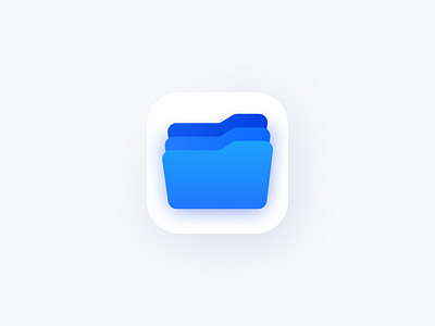 File Management icon app branding design graphic design icon illustration ios logo ui ux