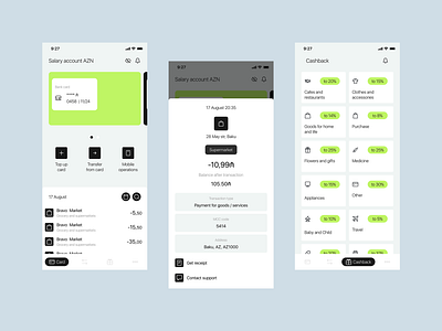 All Your Accounts, One Powerful App bank banking app cashback ios mobile app ui design user ux design
