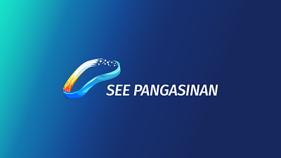 SEE PANGASINAN Logo Concept 2024 concept logo modern pangasinan philippines salt sea tourism