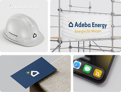 Solar Panel Installation Visuals for Adeba Energy adeba energy banner clean energy construction eco electricity green energy helmet home house letter a photovoltaic renewable residential smart home solar solar panel solarpower sun sustainable