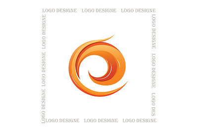 Orange Logo Designe 3d animation branding design graphic design illustration logo motion graphics ui vector